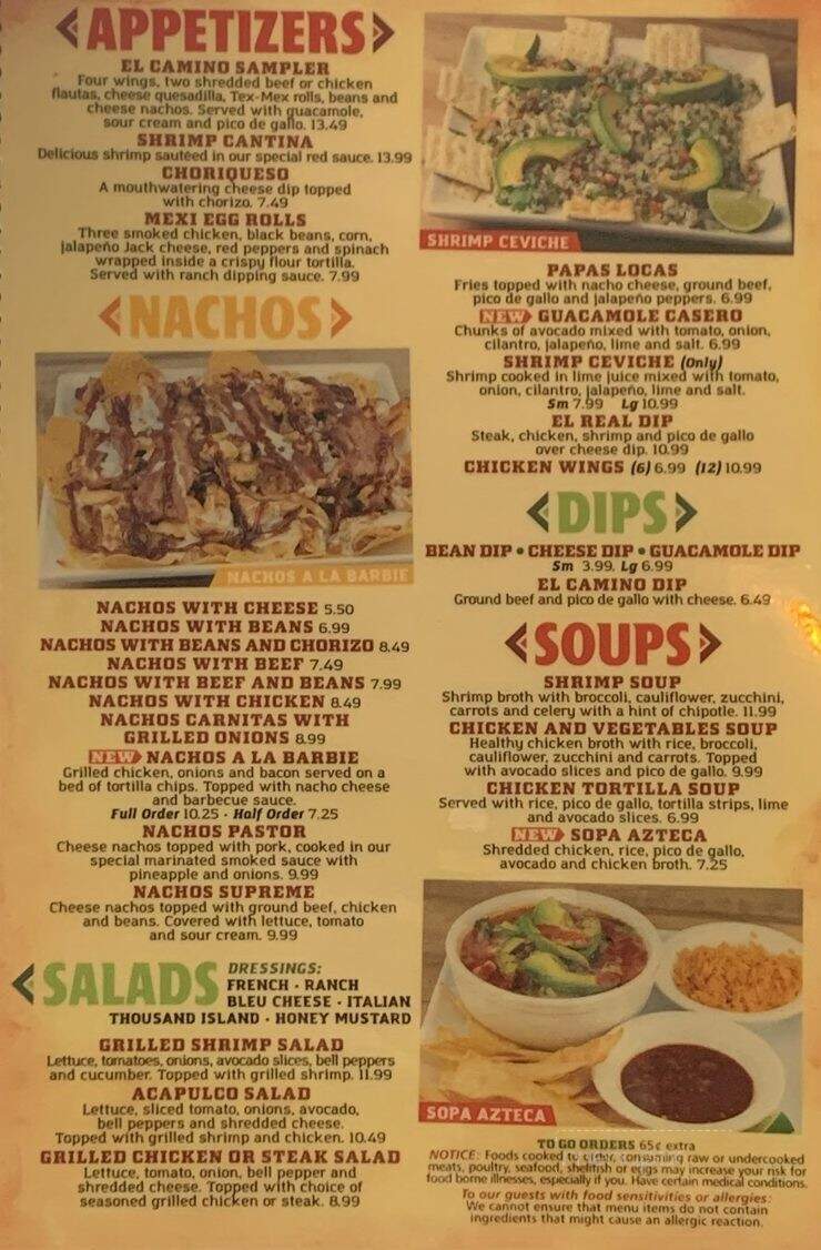 El Molcajete - Russellville, KY menu_pic