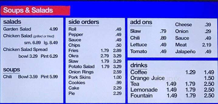 Chick Delite - West Point, GA menu_pic