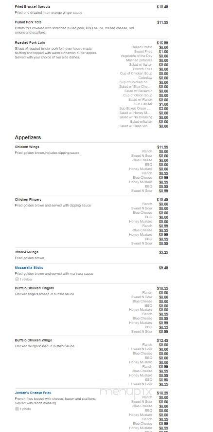 Gregg's Restaurant - North Kingstown, RI menu_pic