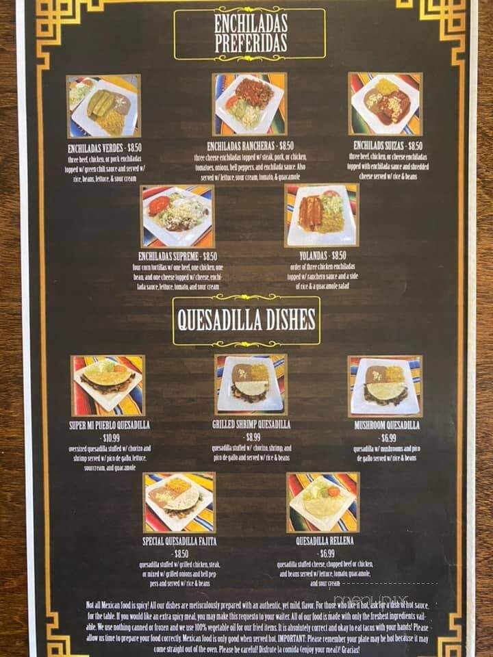 Mi Pueblo - Osceola, AR menu_pic