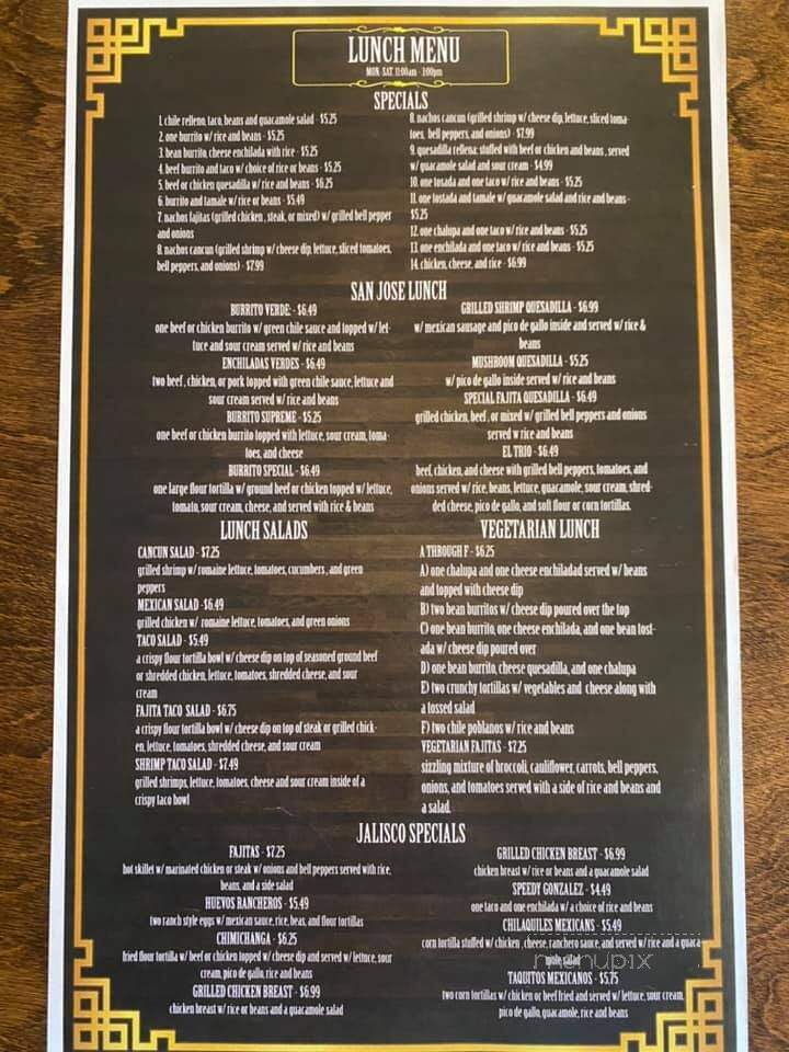 Mi Pueblo - Osceola, AR menu_pic