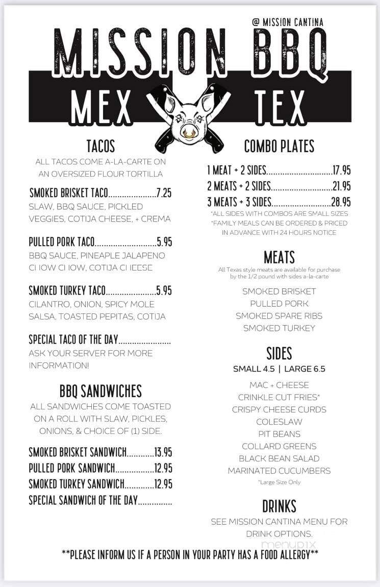 Mission Cantina - Easthampton, MA menu_pic