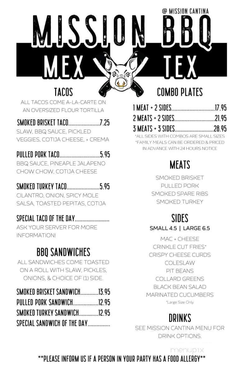 Mission Cantina - Easthampton, MA menu_pic