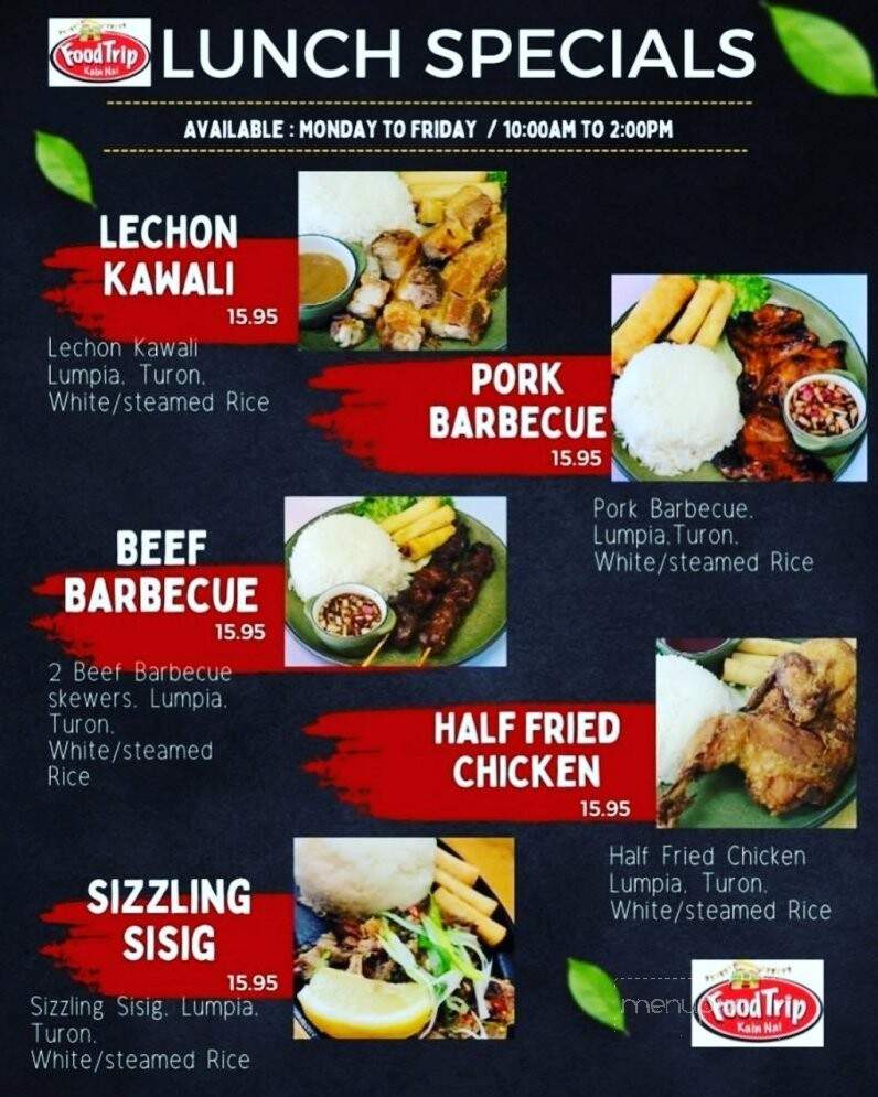 FoodTrip - Santa Maria, CA menu_pic
