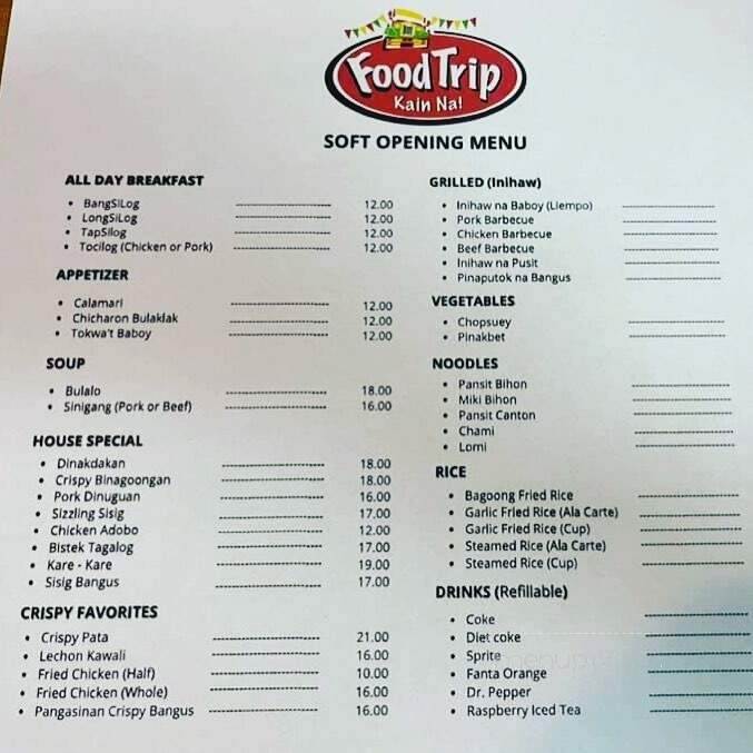 FoodTrip - Santa Maria, CA menu_pic