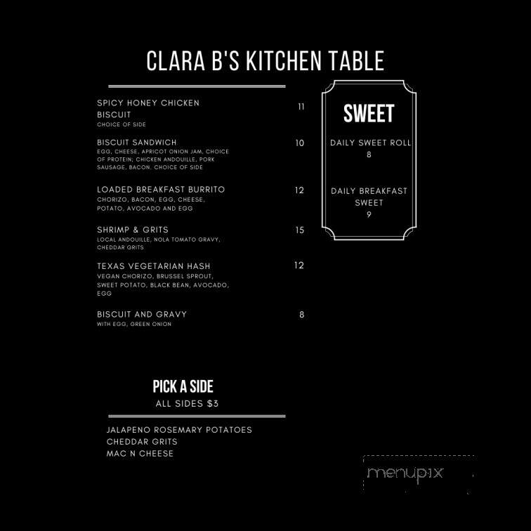 Clara B's Kitchen Table - Swansea, IL