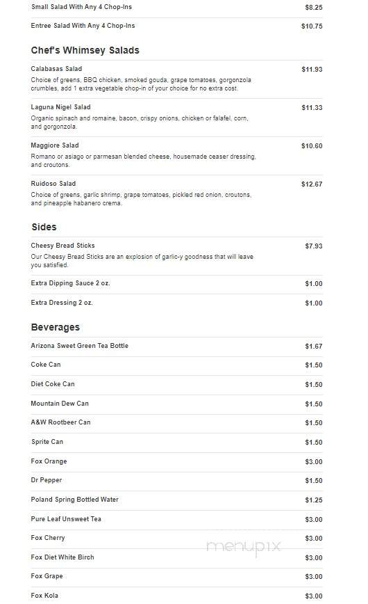Eta Pie - Ithaca, NY menu_pic