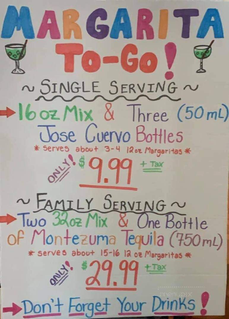 Rodeo Mexican Restaurant - Dothan, AL menu_pic