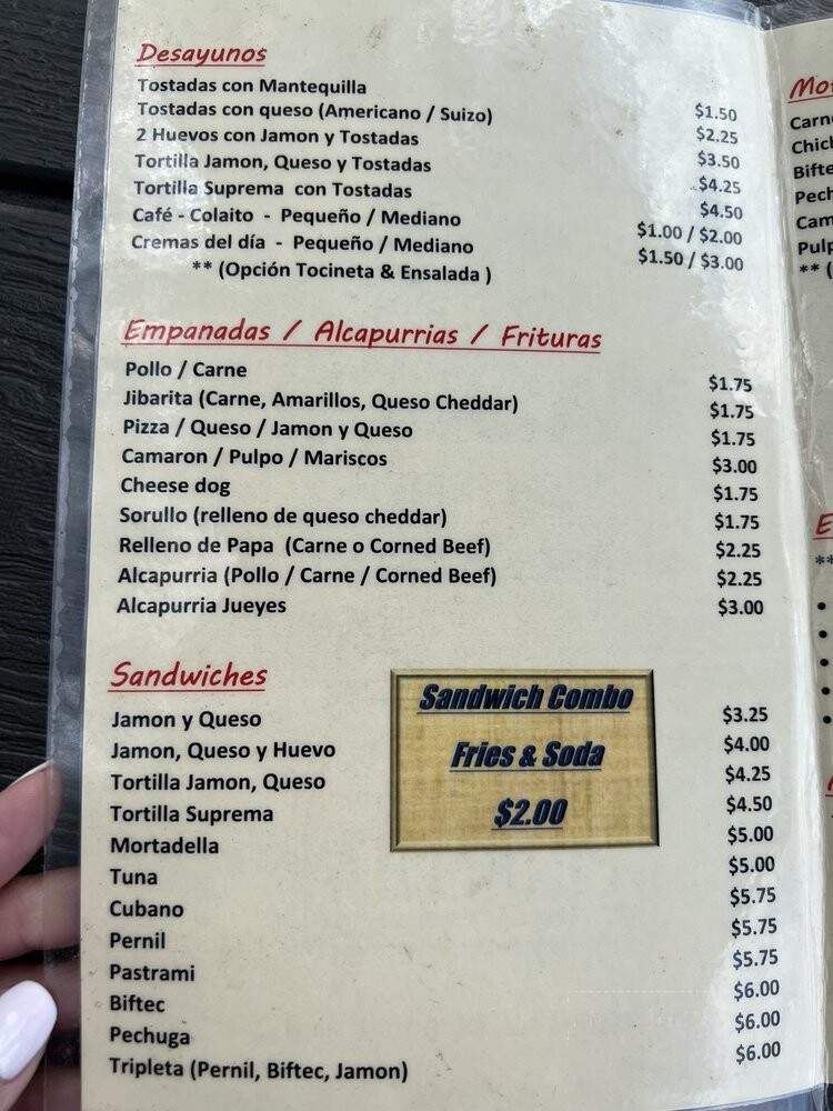 Papi's Pinchos - Groveland, FL menu_pic