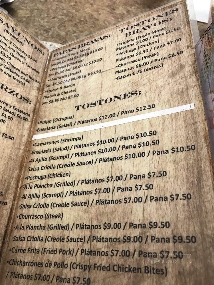 Papi's Pinchos - Groveland, FL menu_pic