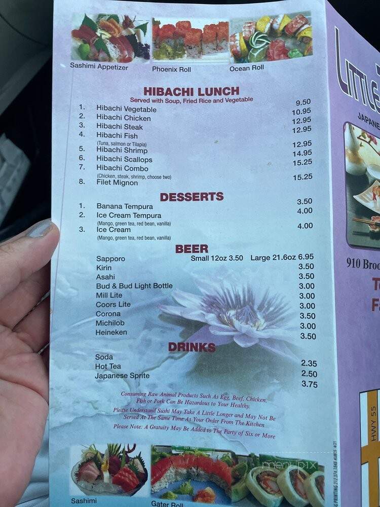 Little Tokyo Japanese Steak House - Brookhaven, MS menu_pic