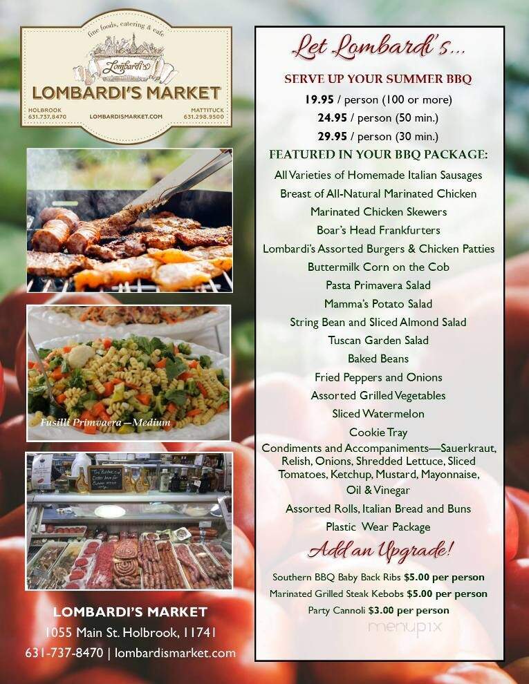 Lombardi's Market & Cafe - Holbrook, NY