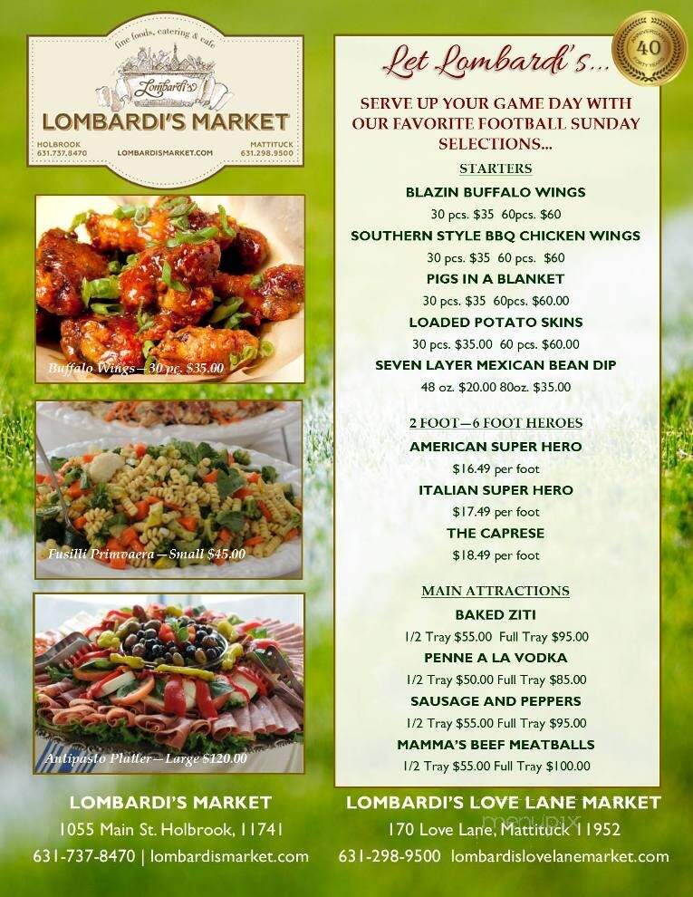 Lombardi's Market & Cafe - Holbrook, NY