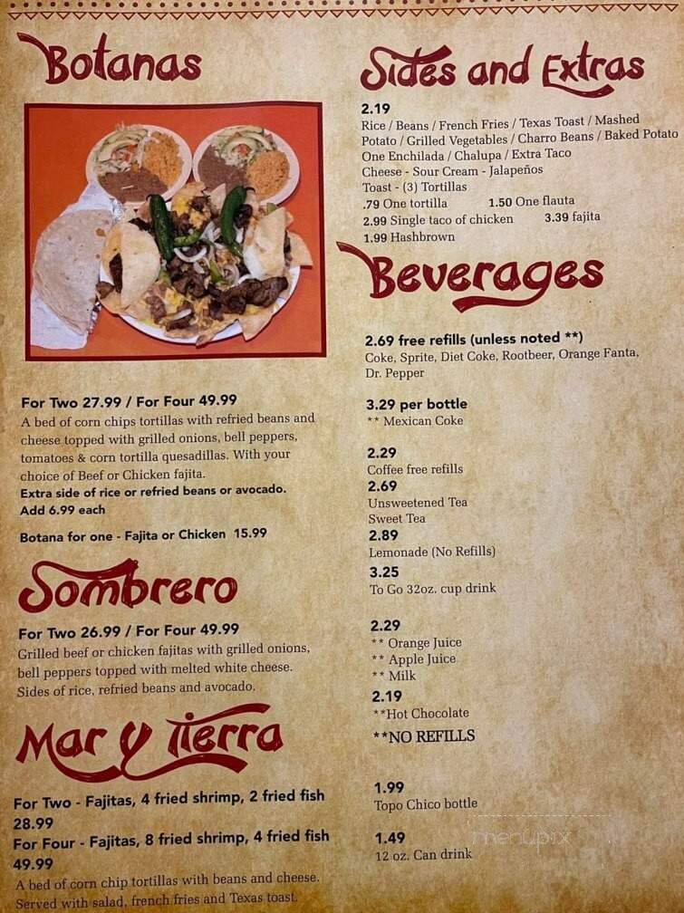 My Place Cafe - Edinburg, TX menu_pic