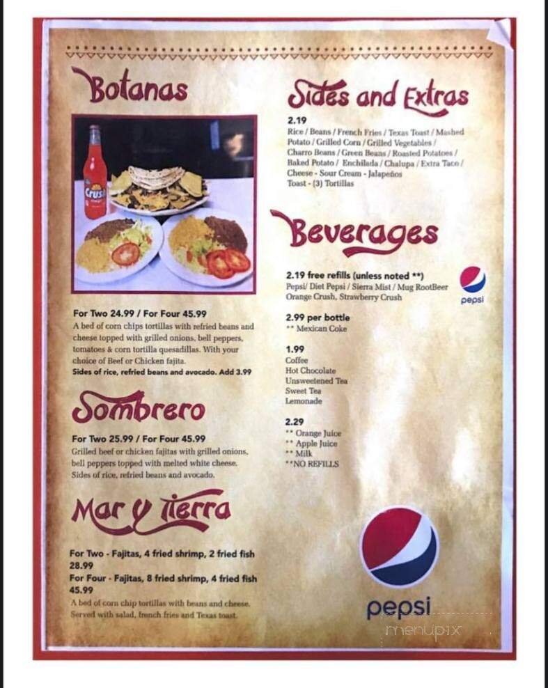 My Place Cafe - Edinburg, TX menu_pic