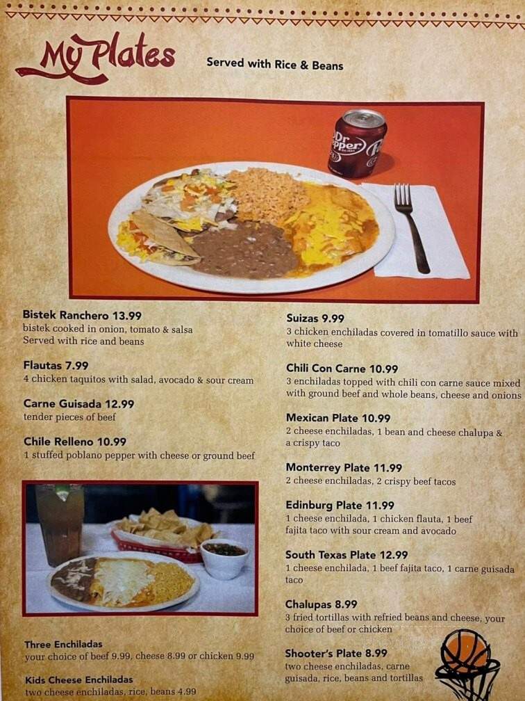 My Place Cafe - Edinburg, TX menu_pic