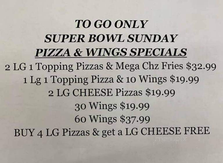 Pizza Palace - Milford, DE menu_pic