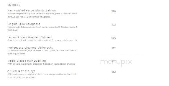 Del Mar Bar and Bistro - Chatham, MA menu_pic