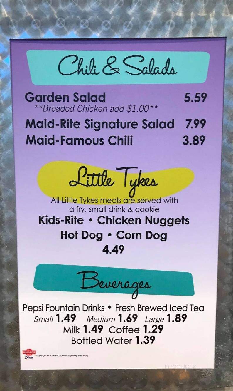 Maid-Rite Valley Junction - West Des Moines, IA menu_pic