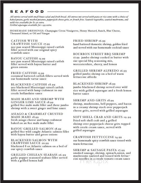 Anthony's - West Point, MS menu_pic