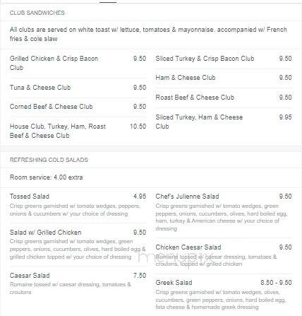 Adventurer Ocean Front Restaurant - Wildwood Crest, NJ menu_pic