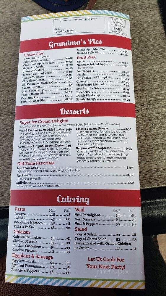 Grandma's Country Pie - Cortlandt Manor, NY menu_pic