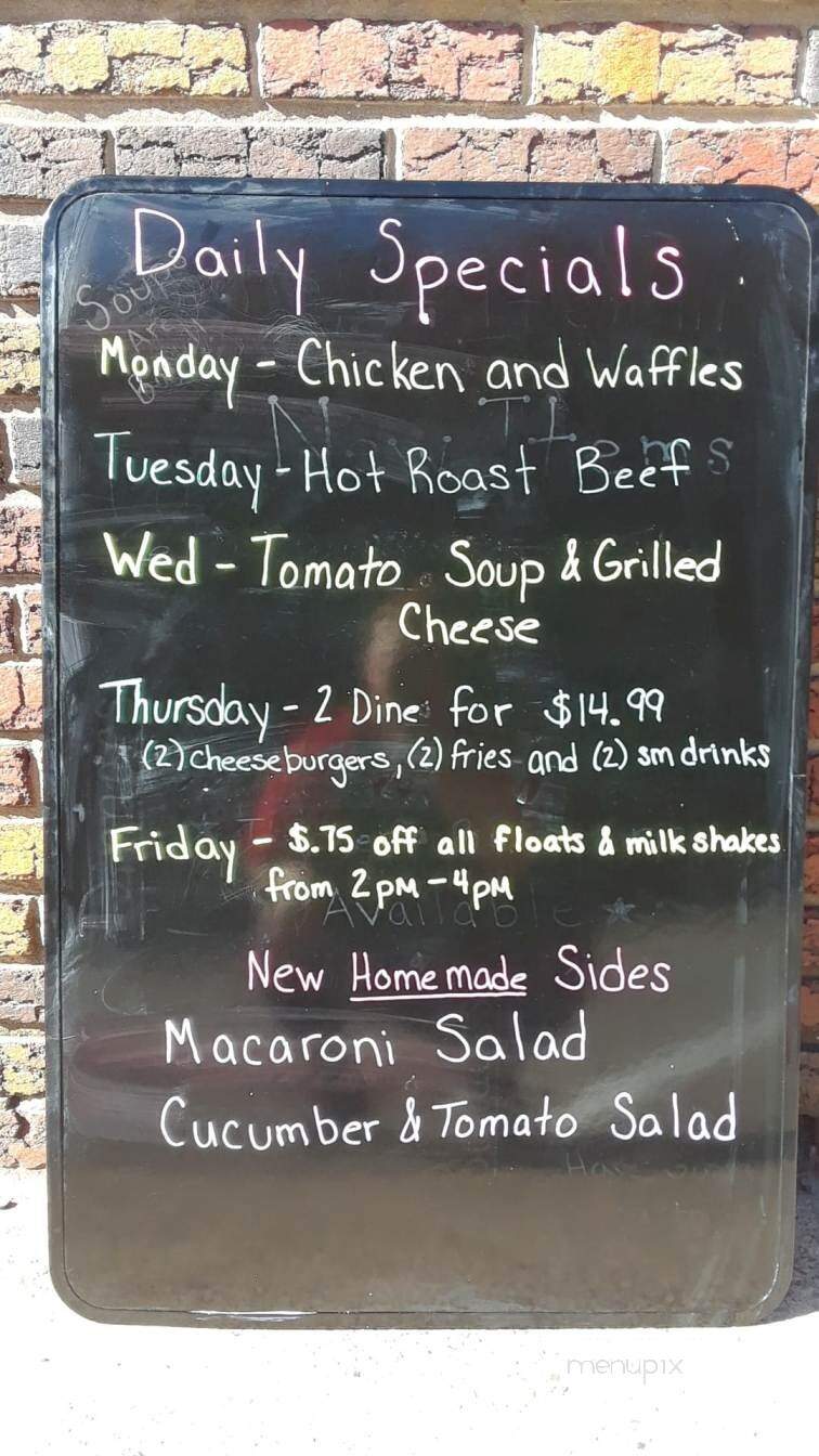 Danny's Drive-In - Ashland, PA menu_pic