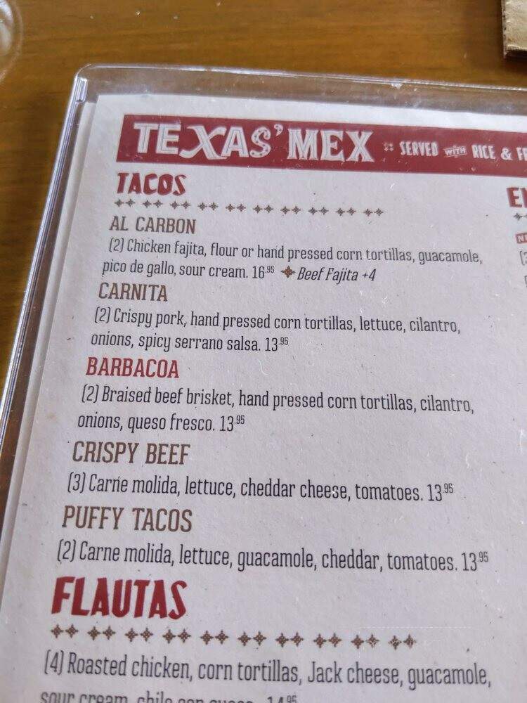 Lupe Tortilla - Allen, TX menu_pic