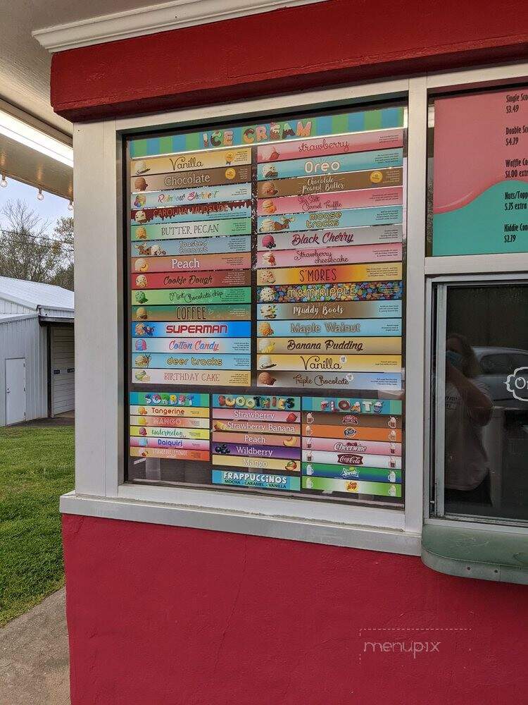 Scoops - Rutherfordton, NC menu_pic