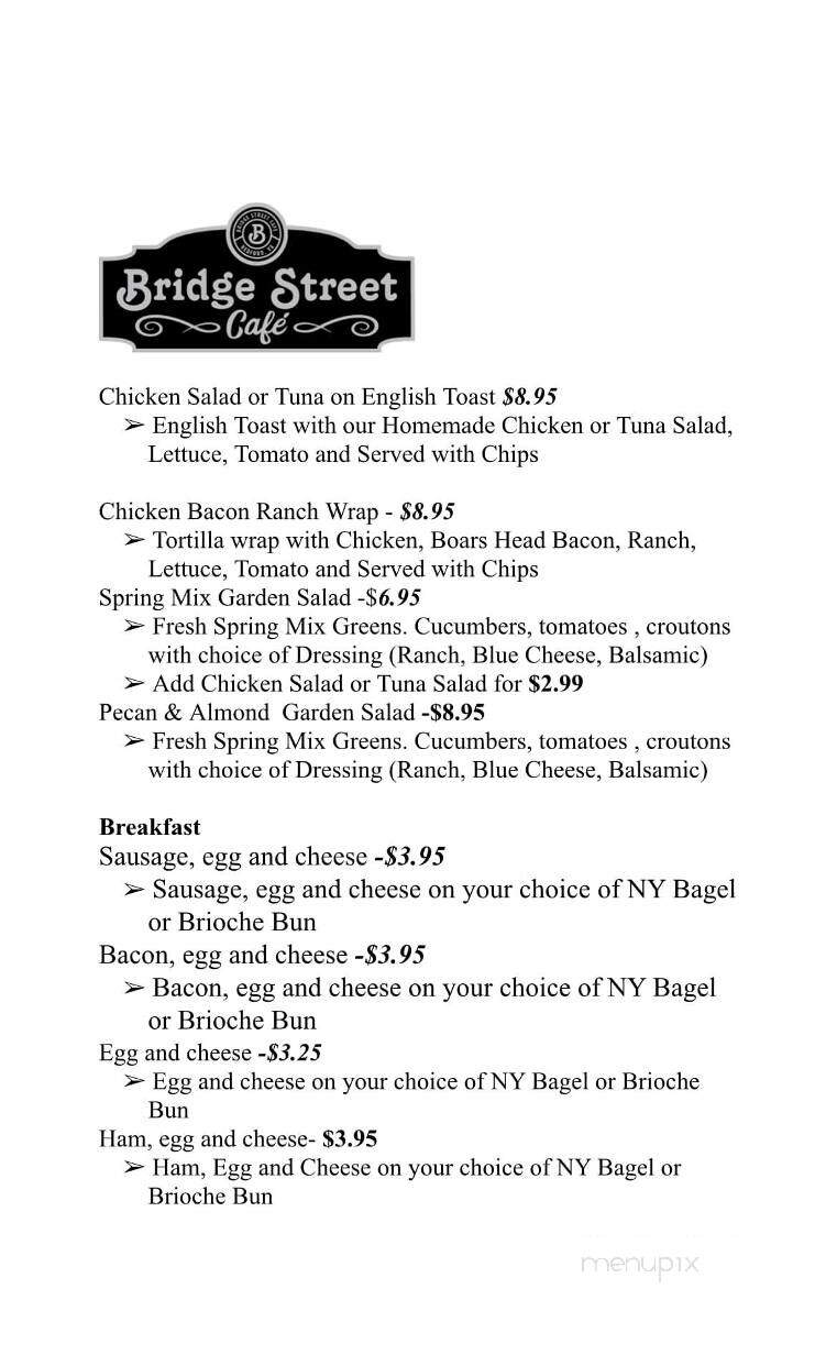 Bridge Street Cafe - Bedford, VA