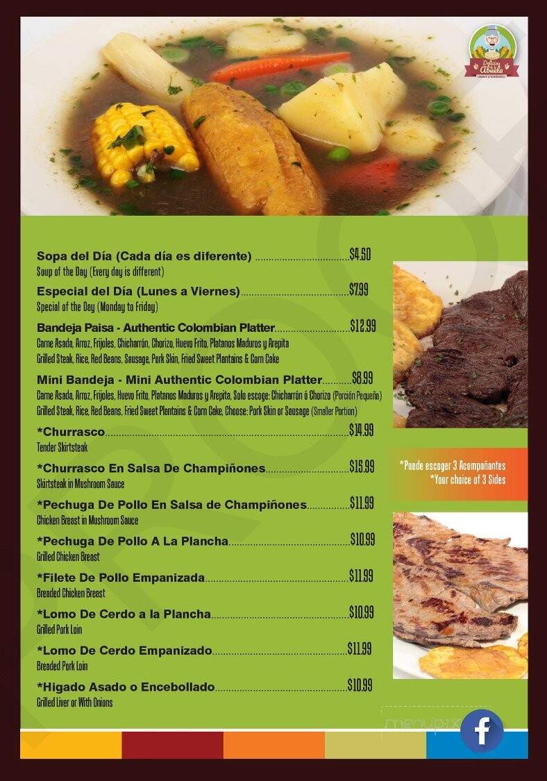 Delicias De La Abuela - Port St Lucie, FL menu_pic