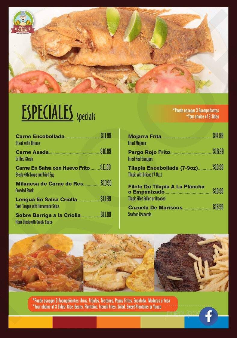 Delicias De La Abuela - Port St Lucie, FL menu_pic