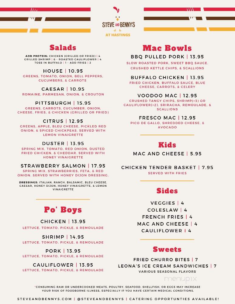 Recon Brewing at Hastings - Bridgeville, PA menu_pic