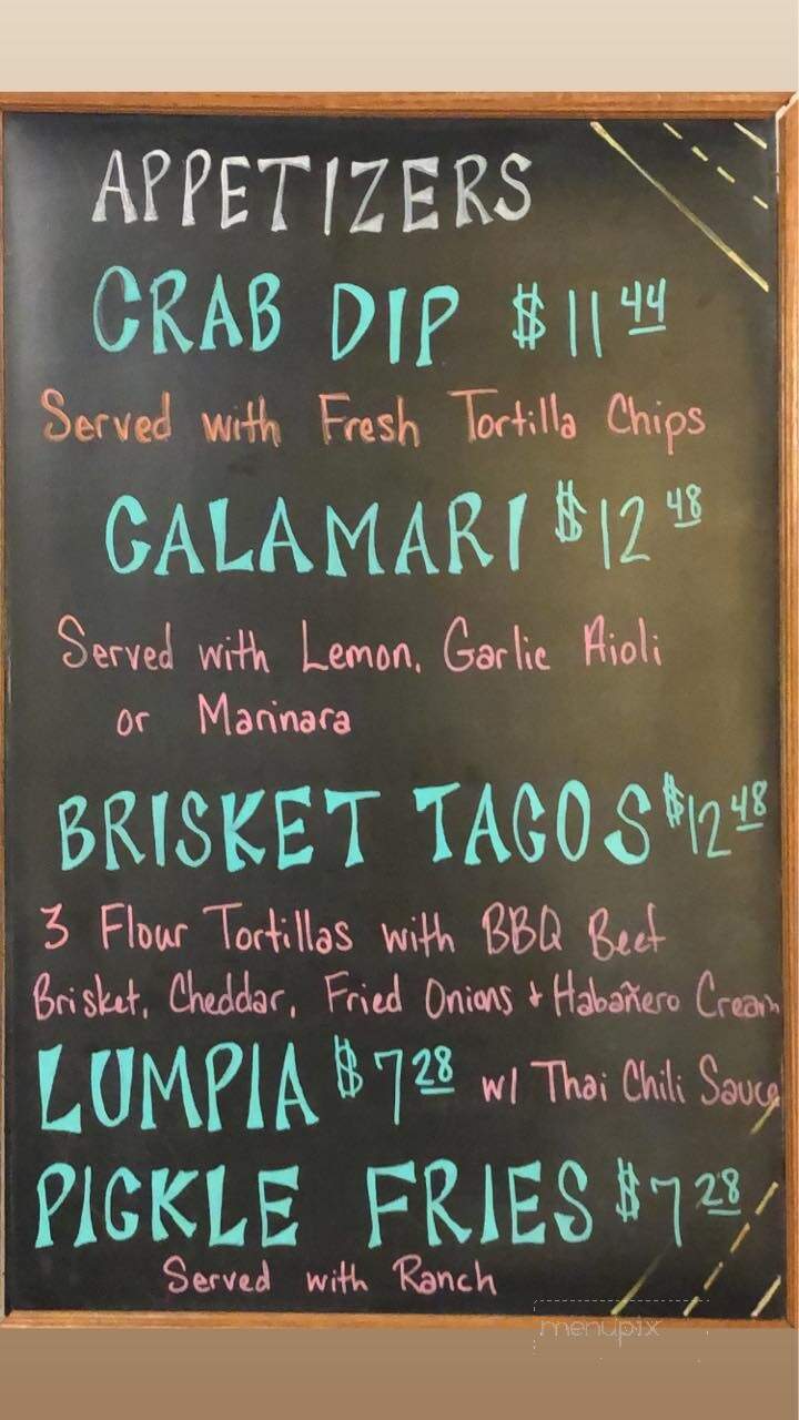 Taylor's Oak Restaurant - Camden, NC menu_pic