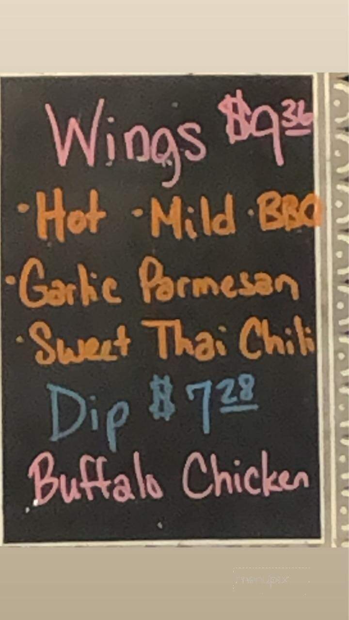 Taylor's Oak Restaurant - Camden, NC menu_pic