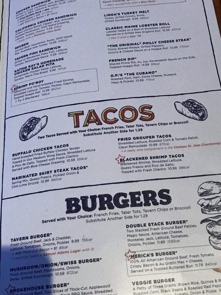 Hickory Tavern - Pinehurst, NC menu_pic