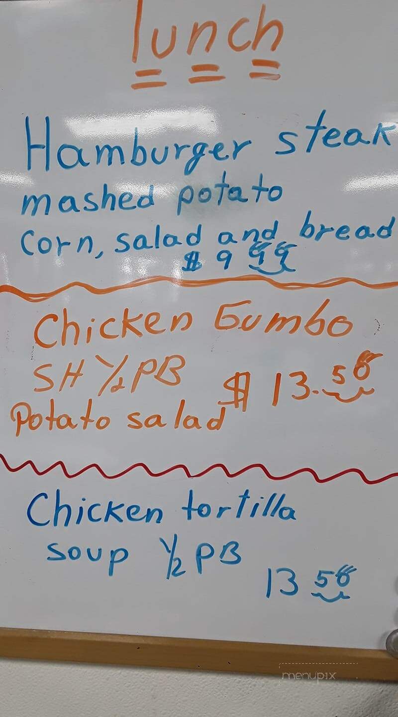 Chris Moran's Marina - Golden Meadow, LA menu_pic