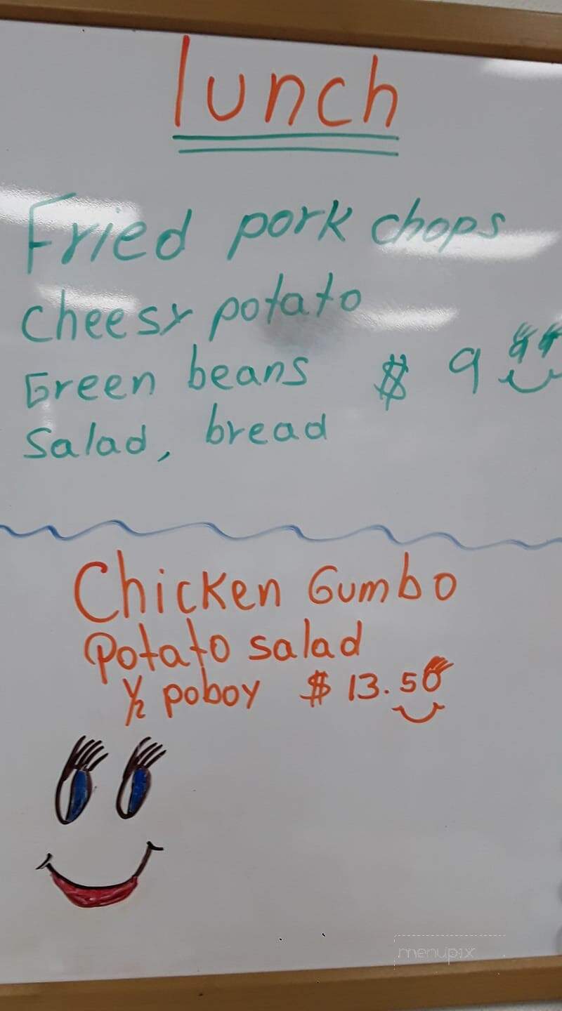 Chris Moran's Marina - Golden Meadow, LA menu_pic