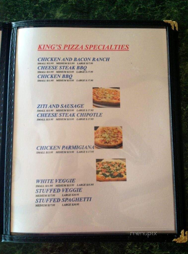 King's New York Pizza - Waynesboro, PA menu_pic