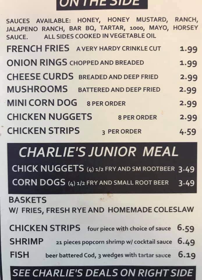 Charlie's Drive-In Restaurant - Hortonville, WI