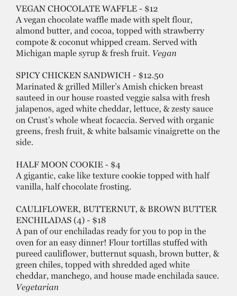 Juicy Kitchen - Ann Arbor, MI menu_pic