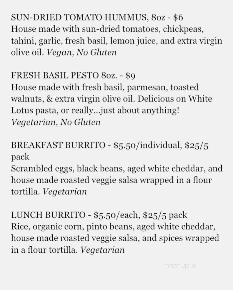 Juicy Kitchen - Ann Arbor, MI menu_pic