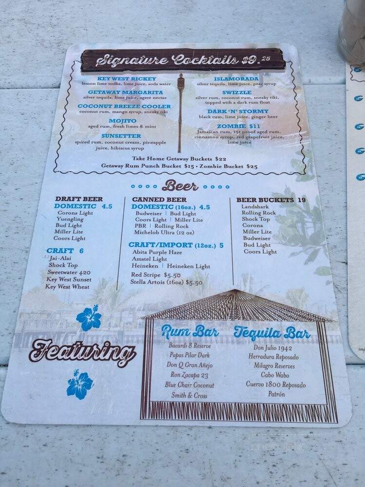 The Getaway - St Petersburg, FL menu_pic
