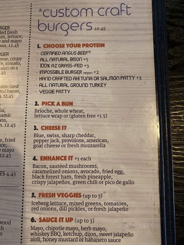 Tru Burger Co - Anthem, AZ menu_pic