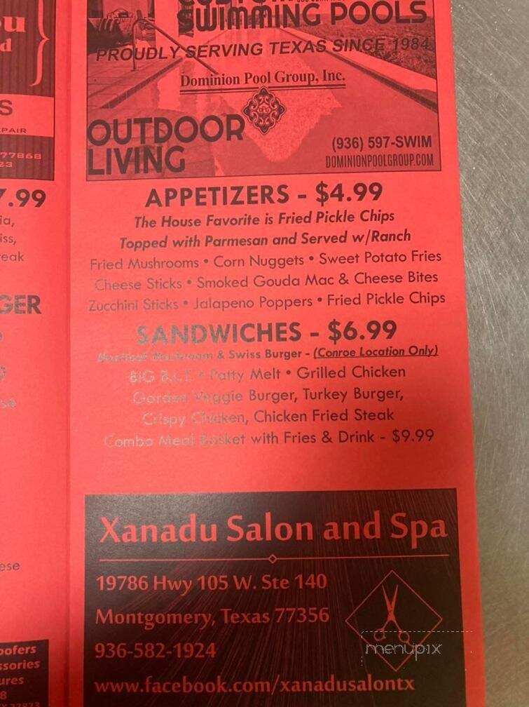 Burger Fresh - Montgomery, TX menu_pic
