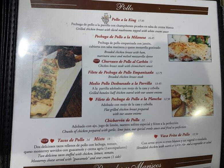 La Esquina del Lechon - Doral, FL menu_pic