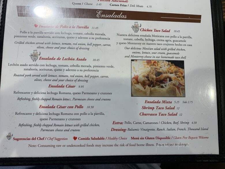 La Esquina del Lechon - Doral, FL menu_pic