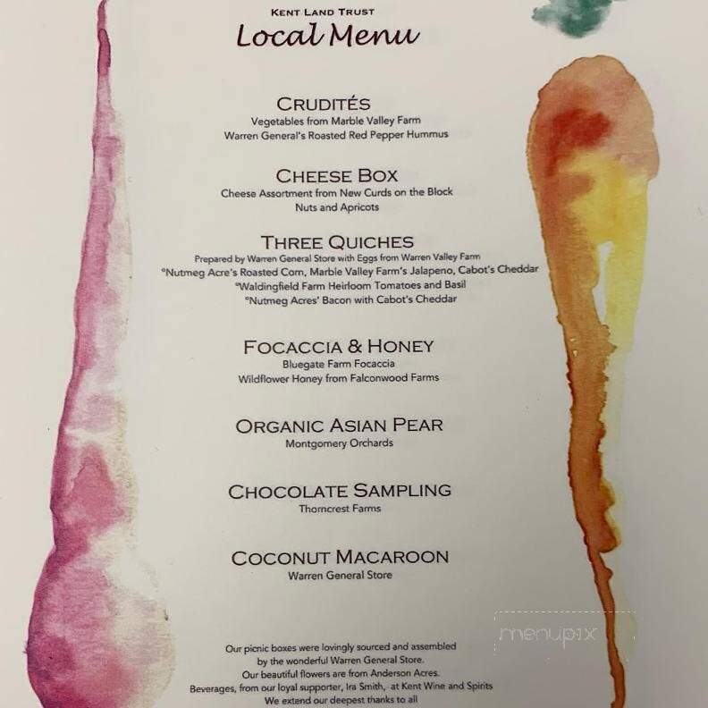 Warren General Store - Warren, CT menu_pic