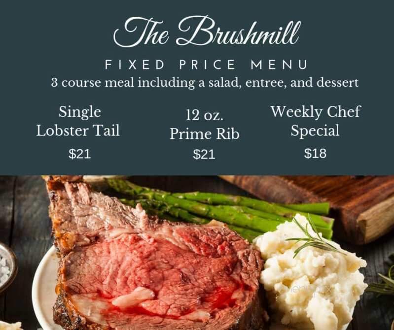 Brushmill by the Waterfall - Chester, CT menu_pic