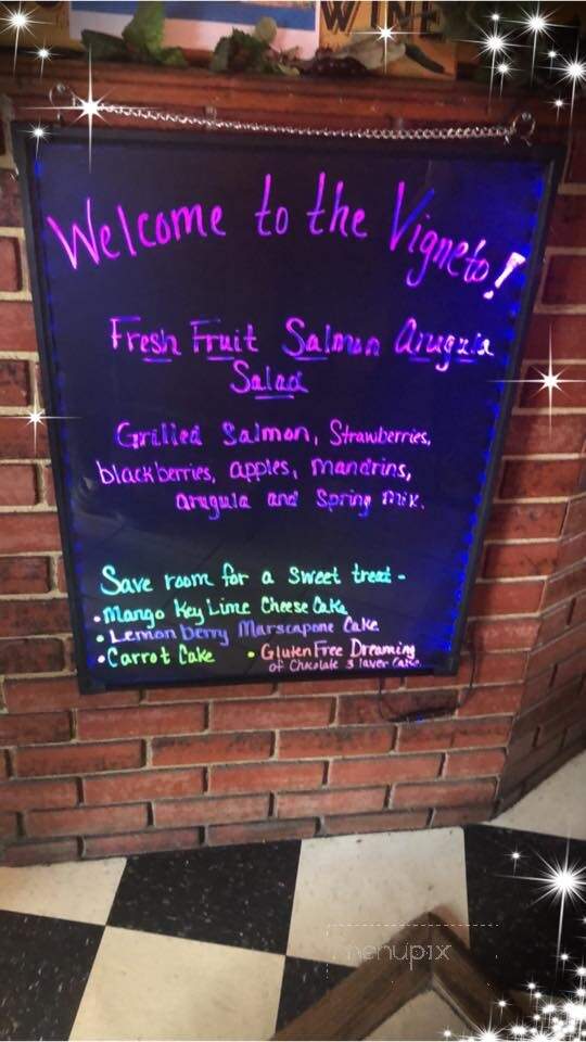 The Vigneto - Rome, NY menu_pic